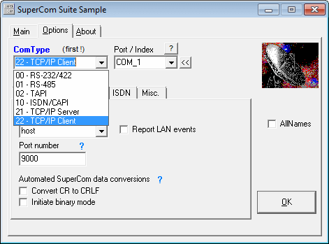 Serielle Kommunikation, Datei Übertragung, Verbindungen über Modem, TAPI, TCP/IP oder ISDN, Datei-Übertragung